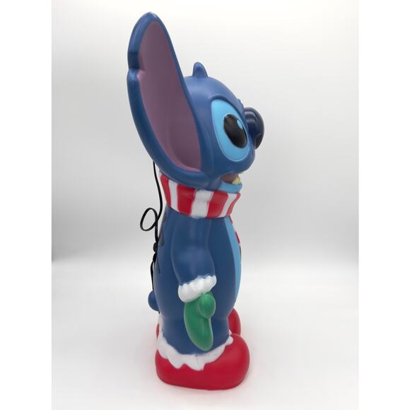 Disney Lilo & Stitch Lighted LED Christmas Holiday 22” Blow Mold NEW - Picture 5 of 8